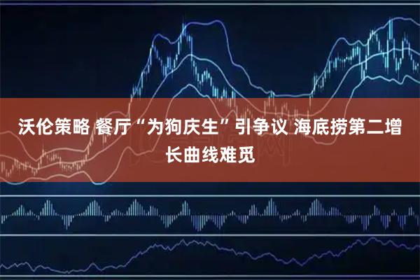 沃伦策略 餐厅“为狗庆生”引争议 海底捞第二增长曲线难觅
